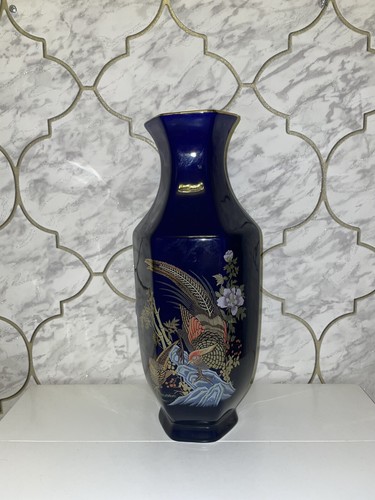 Kobalt blau vase - kobalt,