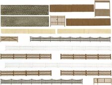 Busch HO 6017 Zäune Tore Mauern Zaunsortiment Bausatz 2Stück Neu OVP