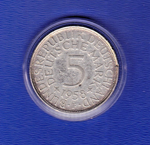 Silbermünze - 5, dm