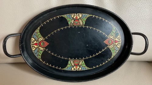 Art deco emaille - deco, tablett