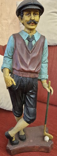 Dekofigur mann golfer golf - mann,