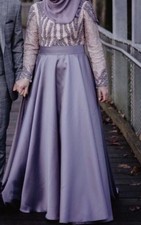 abendkleid hijab tesettür maxikleid söz evlilik