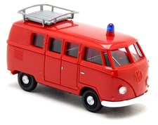 Wiking 0788 12 - VW Volkswagen T1 Bus Bulli Kombi Feuerwehr MTF TSF rot 1:87 H0