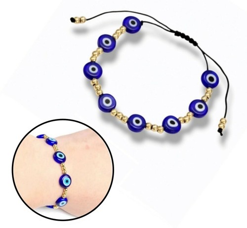 Armband mit nazar boncuk - boncuk, blaue