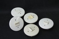 1 x Kippschalter rund Unterputz Lichtschalter Schalter DDR 2 Anschlüsse