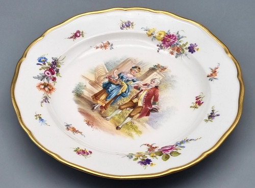 Meissen porzellan teller antik - teller,