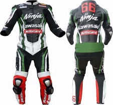 Grun leder bikeranzug biker - grun,