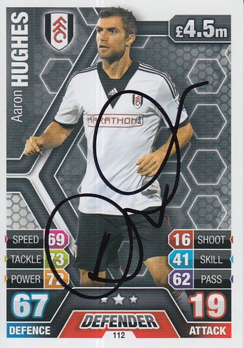 Fulham handsignierte aaron - fulham,