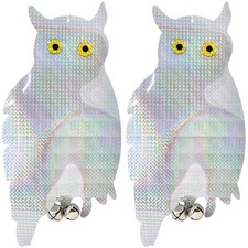 2x Eulenattrappe -