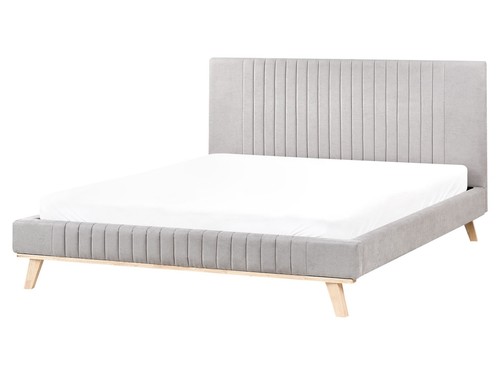 Designer polsterbett hell grau - hell,