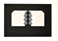 Heerich, Erwin: Geometrische Komposition (1). Original-Siebdruck, signiert.