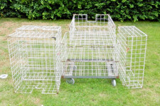 Transportrollwagen mit 6 Gitterboxen