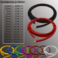 Batteriekabel H07V-K von 1,5