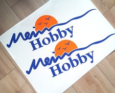 Wohnmobil Aufkleber 2x Mein