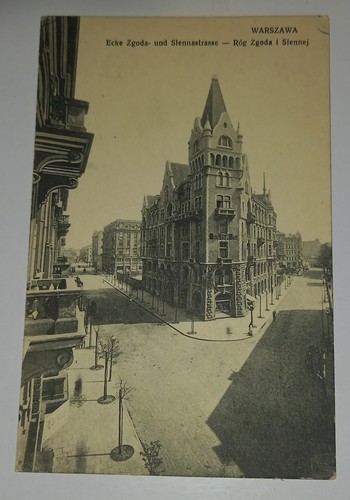 Warschau warszawa ecke - ak,