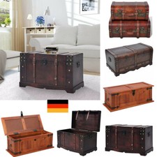 Retro Holztruhe Truhenbank