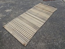 antik Holz Lamellen alte Fenster Jalousie Rolladen Fotowand Sichtschutz  88x198