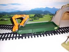 Kranwagen grün Spur 1/G von Dickie - New Ray - New Bright