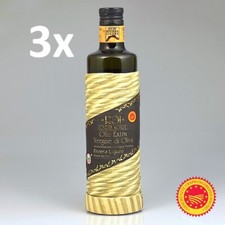 Carte Noire DOP 3 x 500 ml Flaschen Taggiasca Tropföl - Olio Roi