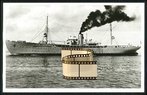 Foto schiff weichsel - foto, ak