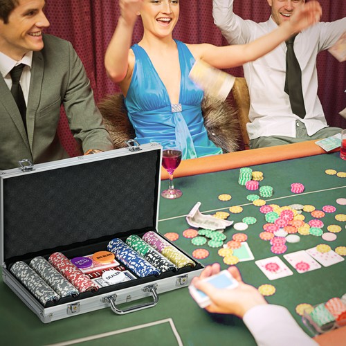 Texas holdem poker set mit - poker,