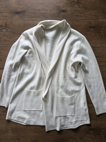 Dicker weißer cardigan mit - weißer,