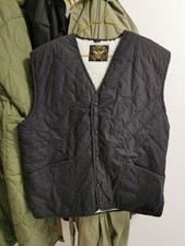 Aigle Sherpa Fleece Steppweste Leichtsteppweste Gilet Winter Weste grau blau S