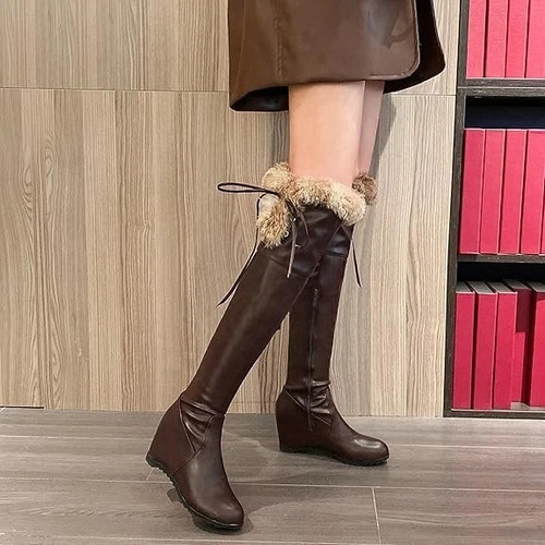 Eu40 damen overknee keilabsatz - damen,