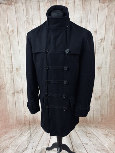 Allsaints black ellis coat - allsaints,
