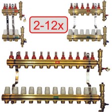 Messing Heizkreisverteiler