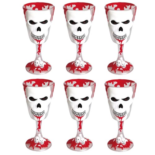 Totenkopf weinglas - 6x,