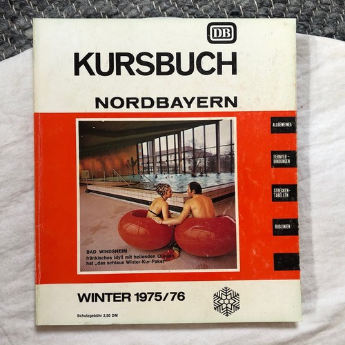 Deutsche bahn winter 1975 - deutsche,