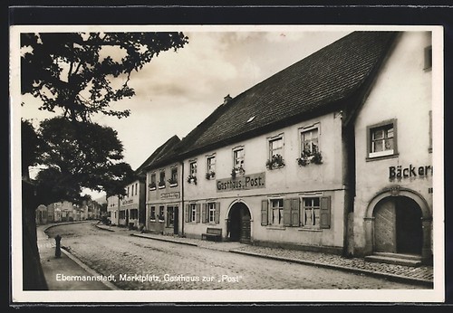 Ansichtskarte ebermannstadt - ansichtskarte,