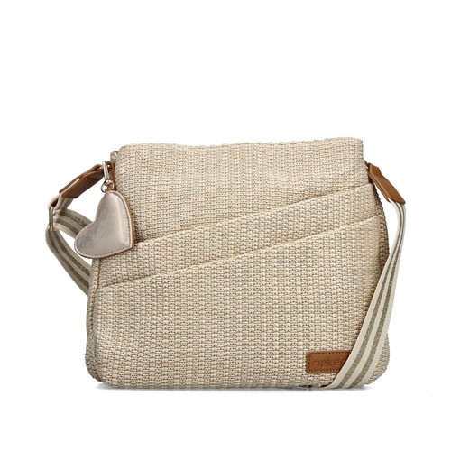 Rieker umhängetasche beige - umhängetasche,