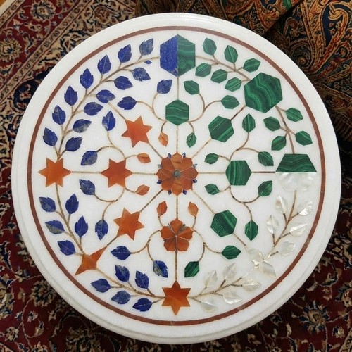 Weißer marmor garten tisch - marmor,