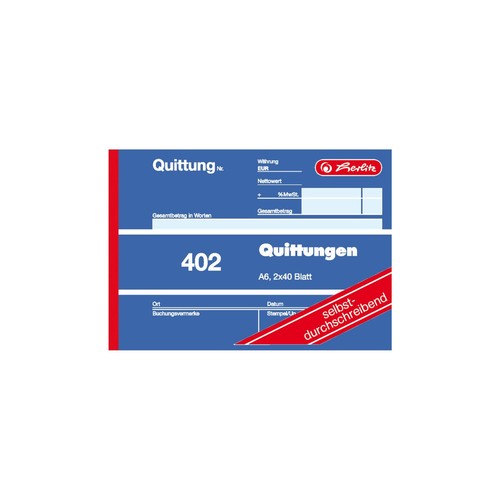 Quittungsblock402 2x40 - quittungsblock402,, a6