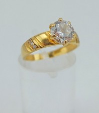 Goldring, Zirkoniaring, 585er