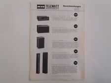 K+H   KLEIN + HUMMEL TELEWATT