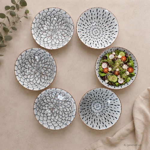 6er set yama bowl - set, Ø21cm