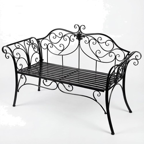 Gartenbank metall schwarz - metall,,