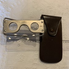 Zeiss BW Linsenstereoskop Luftbildauswertung Aerotopo Taschen Stereoskop Leder