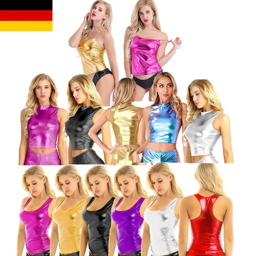 Damen metallic tank top - de,