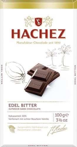 Hachez bitter tafel edel - hachez,