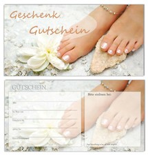 Geschenkgutscheine Fusspflege