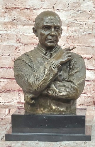 Bronze picasso büste statue - bronze,