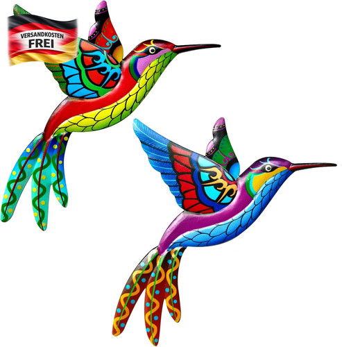 Metall wanddeko vögel - metall, 3d