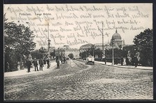 Ansichtskarte Potsdam, Partie an der Langen Brücke 1906 