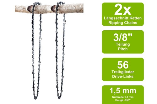 Längsschnitt sägeketten - längsschnitt,