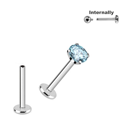 2mm titan labret runder - titan,
