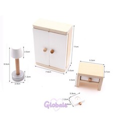 3 Stück Puppenhaus Miniatur